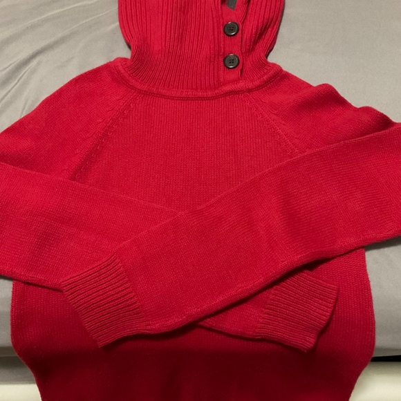 The Gap Red Turtleneck Sweater Size Small - Picture 5 of 6